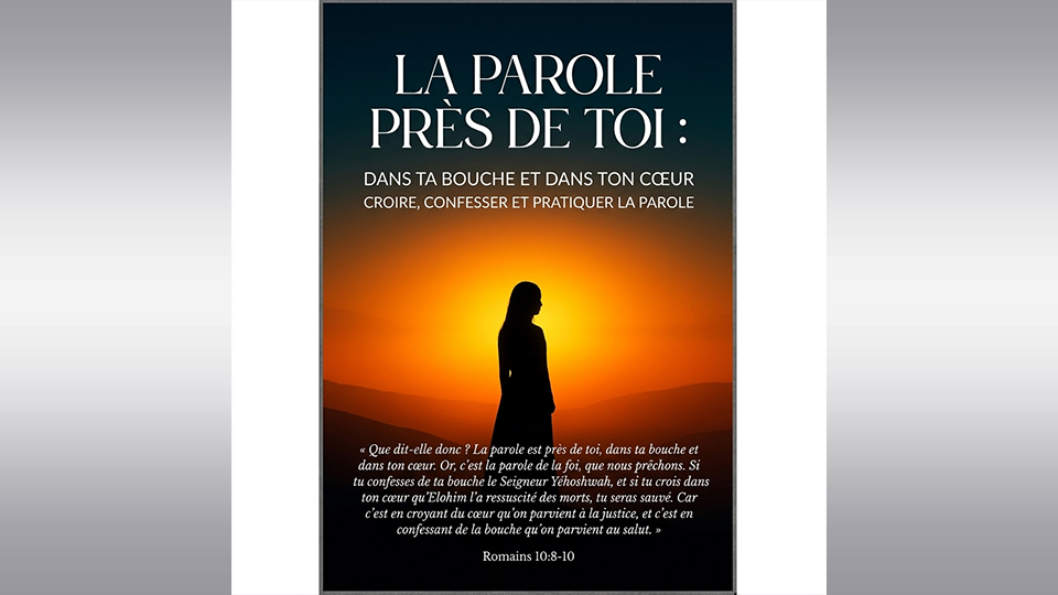 LA PAROLE PRÈS DE TOI : DANS TA BOUCHE ET DANS TON CŒUR CROIRE, CONFESSER ET PRATIQUER LA PAROLE
